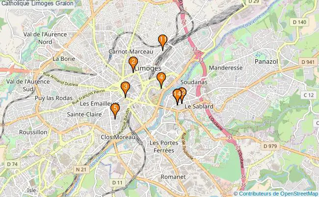 plan Catholique Limoges Associations catholique Limoges : 14 associations