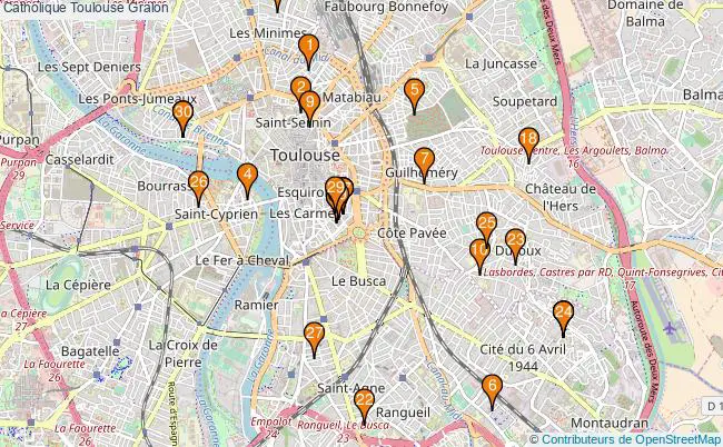 plan Catholique Toulouse Associations catholique Toulouse : 34 associations