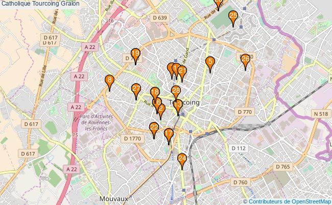 plan Catholique Tourcoing Associations catholique Tourcoing : 28 associations