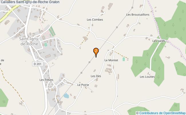plan Cavaliers Saint-Igny-de-Roche Associations Cavaliers Saint-Igny-de-Roche : 2 associations
