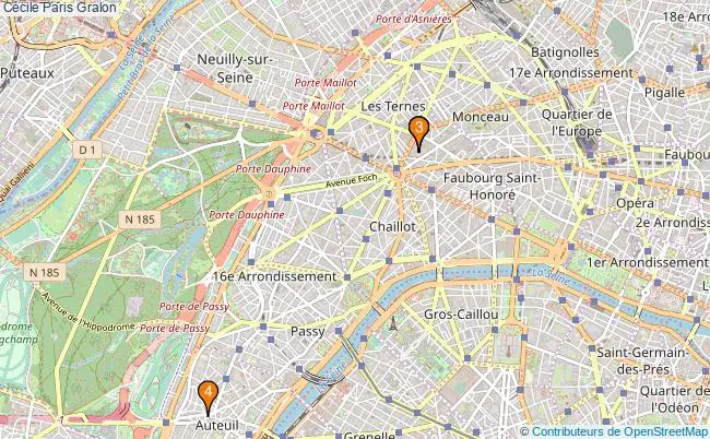 plan Cécile Paris Associations Cécile Paris : 5 associations