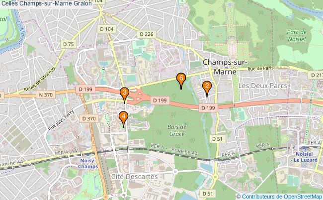 plan Celles Champs-sur-Marne Associations Celles Champs-sur-Marne : 8 associations