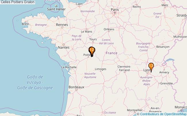 plan Celles Poitiers Associations Celles Poitiers : 15 associations