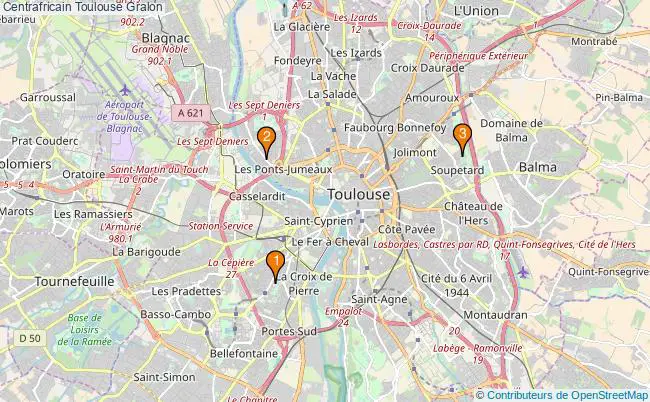 plan Centrafricain Toulouse Associations Centrafricain Toulouse : 3 associations