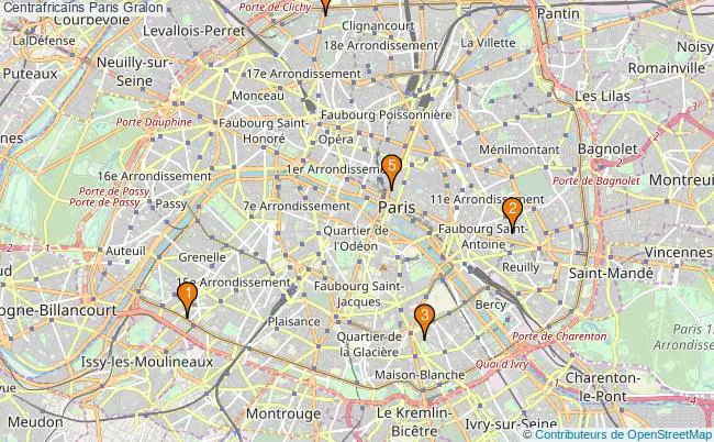 plan Centrafricains Paris Associations centrafricains Paris : 5 associations