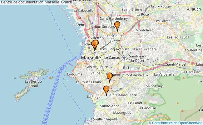 plan Centre de documentation Marseille Associations centre de documentation Marseille : 5 associations