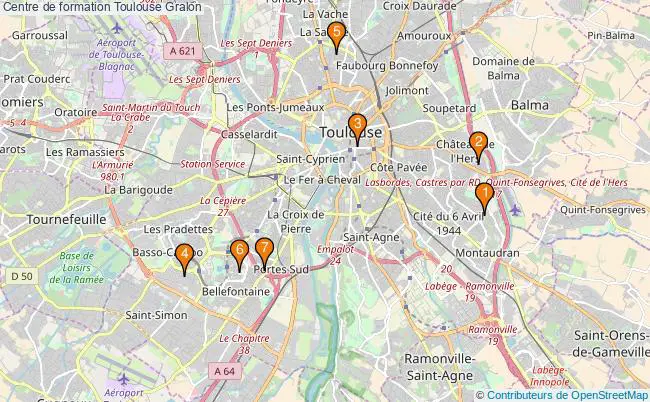 plan Centre de formation Toulouse Associations centre de formation Toulouse : 10 associations