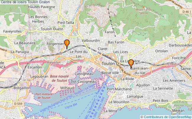 plan Centre de loisirs Toulon Associations centre de loisirs Toulon : 3 associations