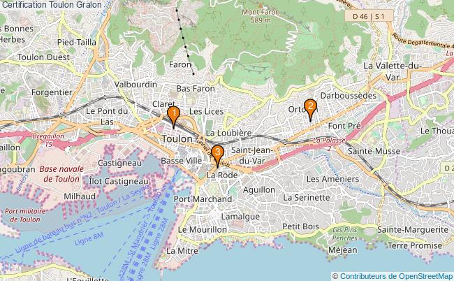 plan Certification Toulon Associations certification Toulon : 4 associations
