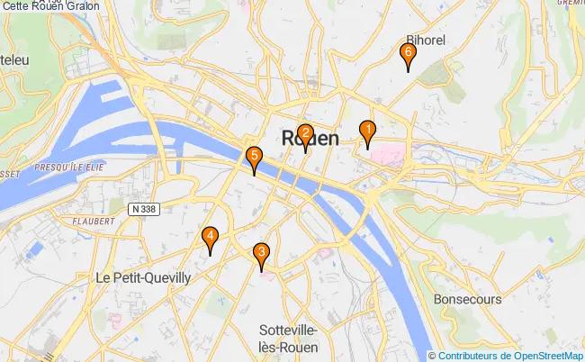 plan Cette Rouen Associations Cette Rouen : 6 associations