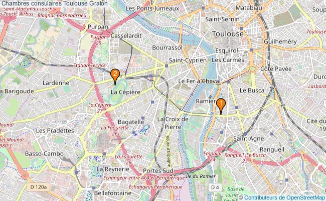 plan Chambres consulaires Toulouse Associations chambres consulaires Toulouse : 3 associations