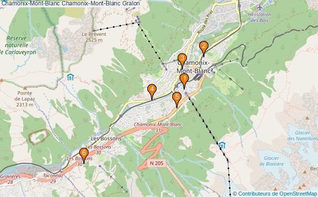 plan Chamonix-Mont-Blanc Chamonix-Mont-Blanc Associations Chamonix-Mont-Blanc Chamonix-Mont-Blanc : 7 associations