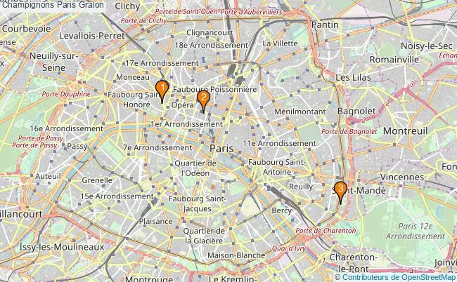 plan Champignons Paris Associations champignons Paris : 4 associations