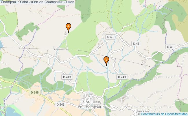 plan Champsaur Saint-Julien-en-Champsaur Associations Champsaur Saint-Julien-en-Champsaur : 3 associations