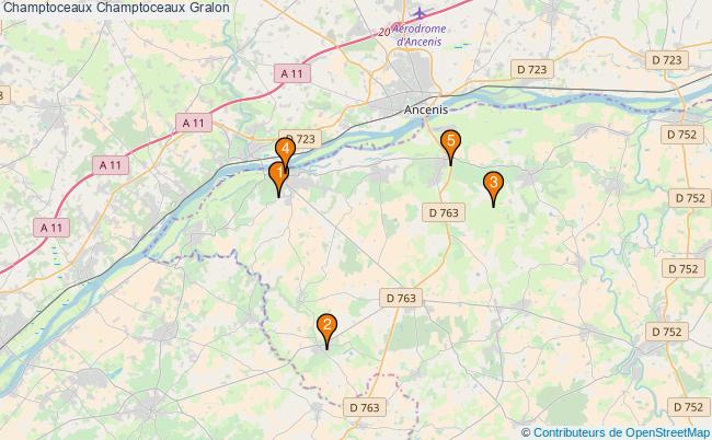 plan Champtoceaux Champtoceaux Associations Champtoceaux Champtoceaux : 9 associations