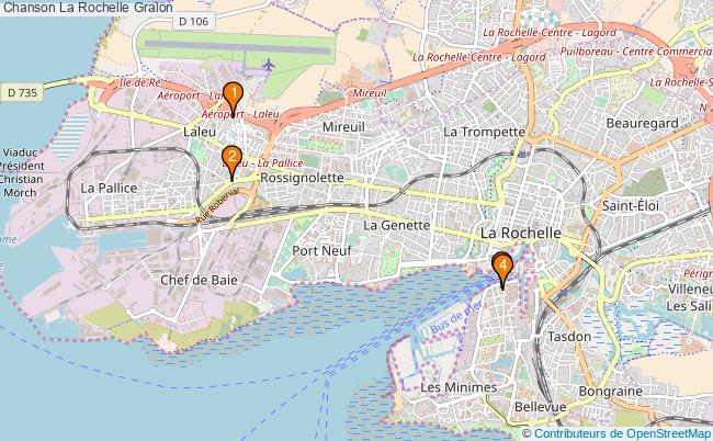 plan Chanson La Rochelle Associations chanson La Rochelle : 3 associations