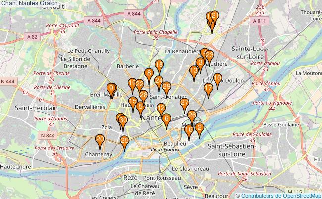 plan Chant Nantes Associations chant Nantes : 106 associations