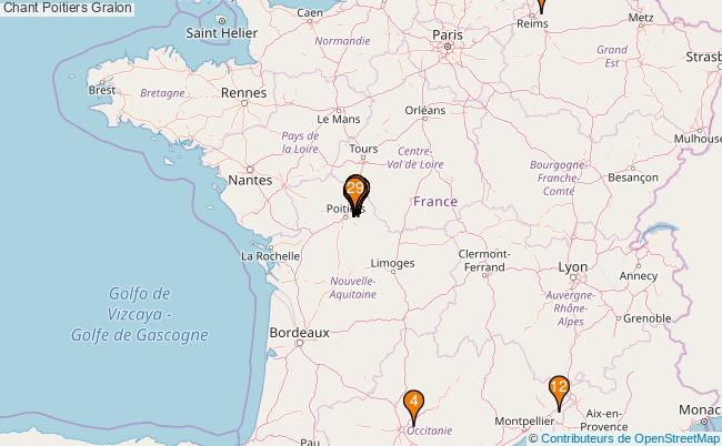 plan Chant Poitiers Associations chant Poitiers : 31 associations