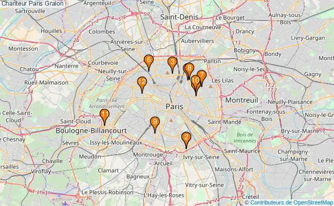 plan Chanteur Paris Associations chanteur Paris : 21 associations