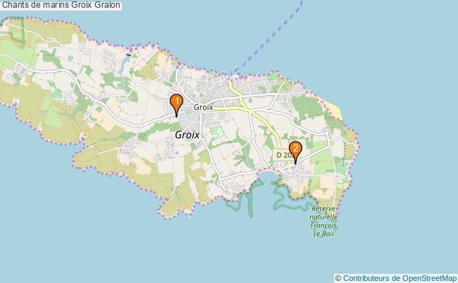 plan Chants de marins Groix Associations chants de marins Groix : 2 associations