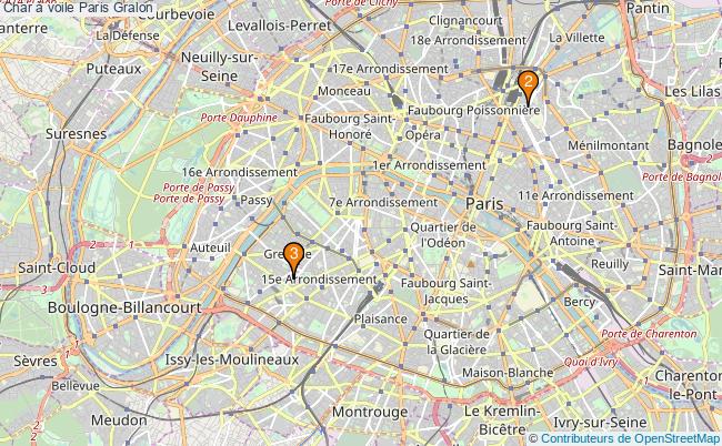 plan Char à voile Paris Associations char à voile Paris : 3 associations