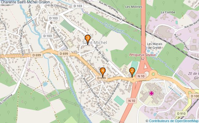 plan Charente Saint-Michel Associations Charente Saint-Michel : 4 associations