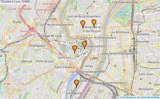 plan Charisme Lyon Associations charisme Lyon : 5 associations