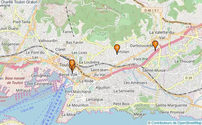 plan Charité Toulon Associations charité Toulon : 6 associations
