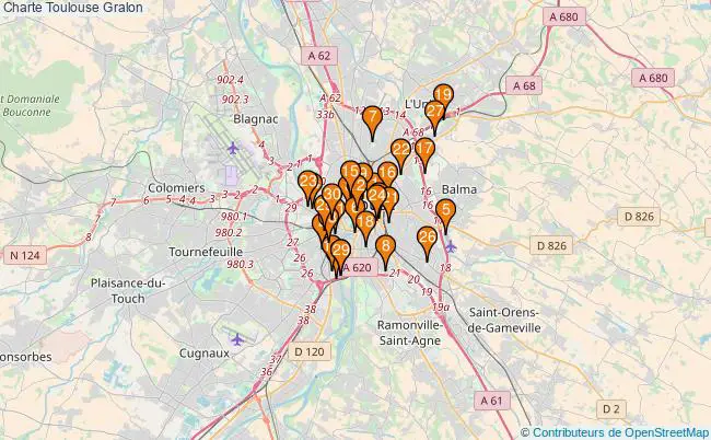 plan Charte Toulouse Associations Charte Toulouse : 60 associations