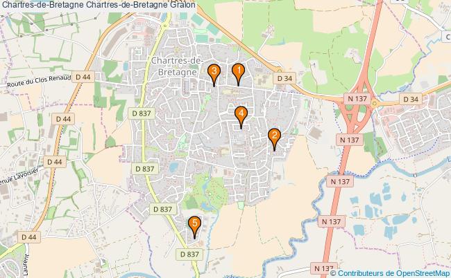 plan Chartres-de-Bretagne Chartres-de-Bretagne Associations Chartres-de-Bretagne Chartres-de-Bretagne : 4 associations