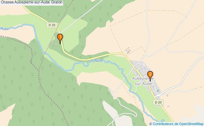 plan Chasse Aubepierre-sur-Aube Associations chasse Aubepierre-sur-Aube : 2 associations