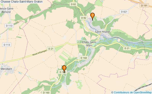 plan Chasse Chalo-Saint-Mars Associations chasse Chalo-Saint-Mars : 2 associations