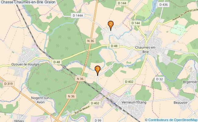 plan Chasse Chaumes-en-Brie Associations chasse Chaumes-en-Brie : 3 associations
