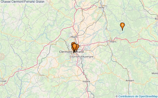 plan Chasse Clermont-Ferrand Associations chasse Clermont-Ferrand : 6 associations