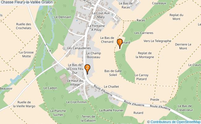 plan Chasse Fleury-la-Vallée Associations chasse Fleury-la-Vallée : 3 associations