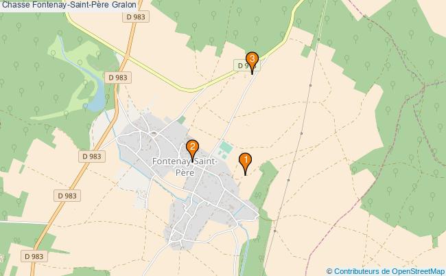 plan Chasse Fontenay-Saint-Père Associations chasse Fontenay-Saint-Père : 3 associations