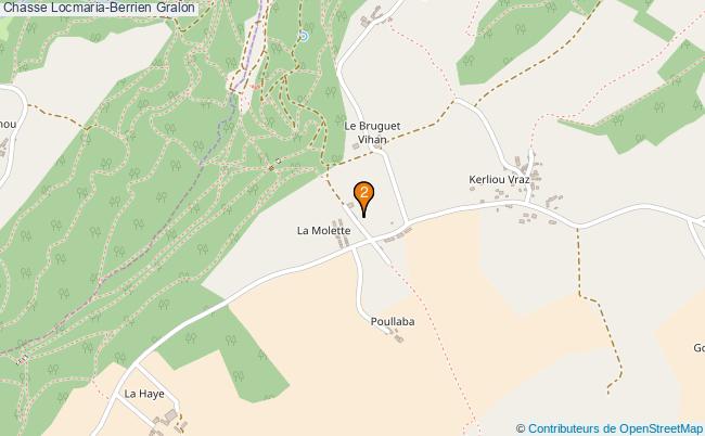 plan Chasse Locmaria-Berrien Associations chasse Locmaria-Berrien : 1 associations