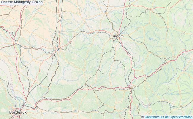 plan Chasse Montgesty Associations chasse Montgesty : 2 associations