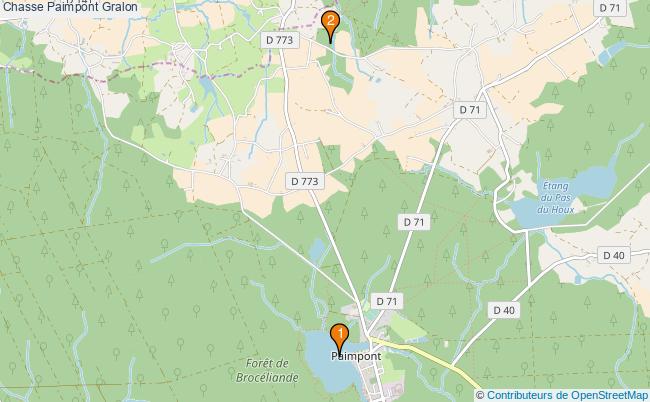 plan Chasse Paimpont Associations chasse Paimpont : 5 associations