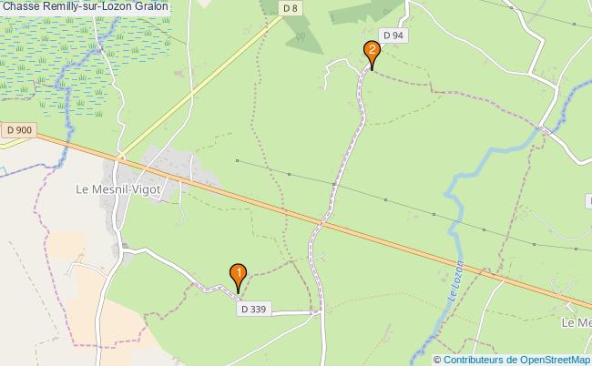plan Chasse Remilly-sur-Lozon Associations chasse Remilly-sur-Lozon : 1 associations