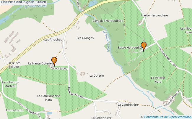 plan Chasse Saint-Aignan Associations chasse Saint-Aignan : 3 associations