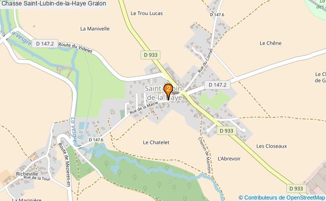 plan Chasse Saint-Lubin-de-la-Haye Associations chasse Saint-Lubin-de-la-Haye : 2 associations