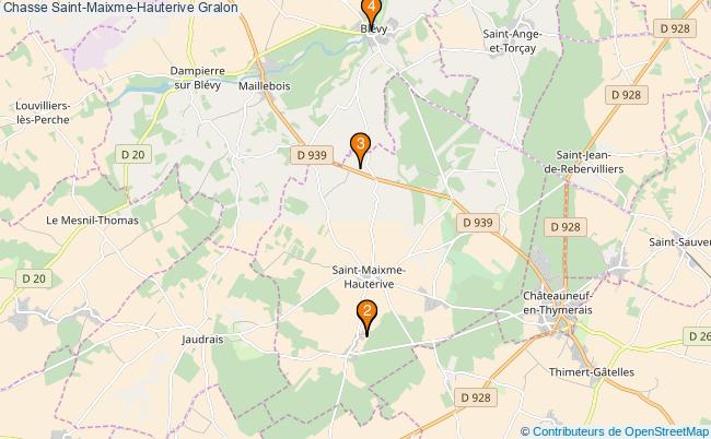 plan Chasse Saint-Maixme-Hauterive Associations chasse Saint-Maixme-Hauterive : 3 associations