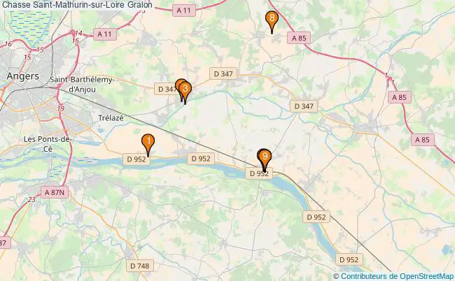 plan Chasse Saint-Mathurin-sur-Loire Associations chasse Saint-Mathurin-sur-Loire : 10 associations