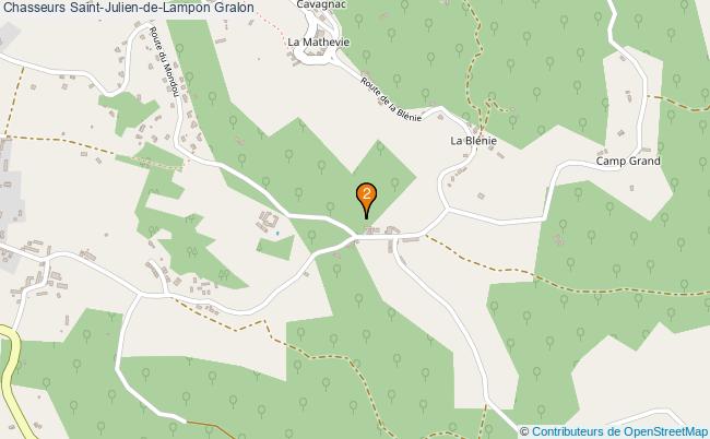 plan Chasseurs Saint-Julien-de-Lampon Associations chasseurs Saint-Julien-de-Lampon : 2 associations