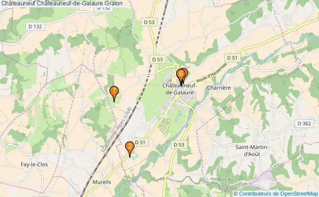 plan Châteauneuf Châteauneuf-de-Galaure Associations Châteauneuf Châteauneuf-de-Galaure : 7 associations