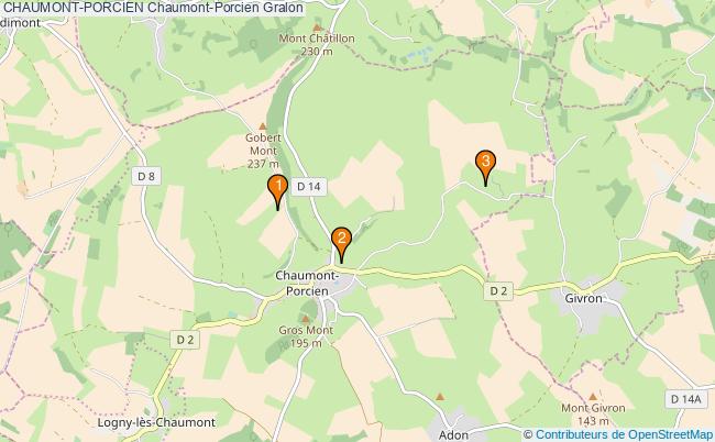 plan CHAUMONT-PORCIEN Chaumont-Porcien Associations CHAUMONT-PORCIEN Chaumont-Porcien : 3 associations