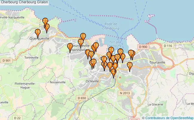 plan Cherbourg Cherbourg Associations Cherbourg Cherbourg : 105 associations