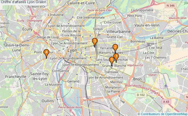 plan Chiffre d'affaires Lyon Associations chiffre d'affaires Lyon : 5 associations