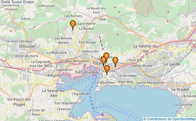 plan Chine Toulon Associations Chine Toulon : 6 associations